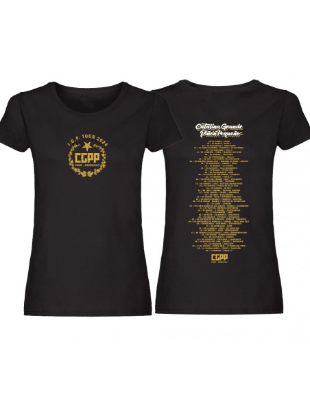 Camiseta "Logo" delantera + "Gira 2024" trasera