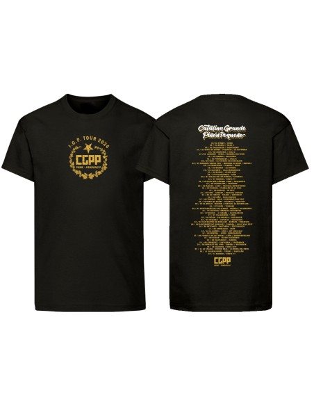Camiseta "Logo" delantera + "Gira 2024" trasera