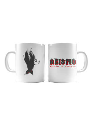 Taza cerámica blanca “Logo Nómadas y...