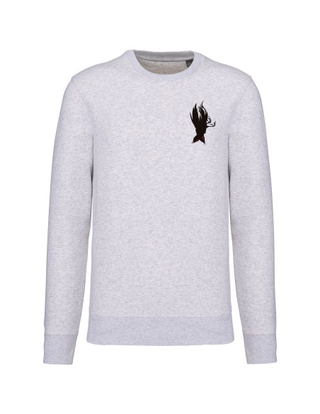 Sudadera sin capucha “Cuervo” delantera + “Perro” trasera