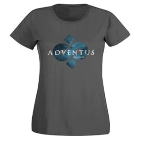 Camiseta gris chica "Logo Saudade"