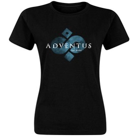 Camiseta negra chica "Logo Saudade"