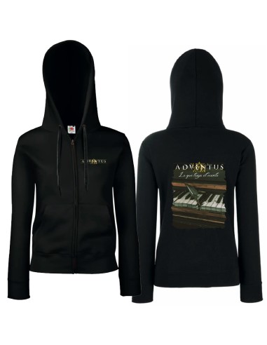 Sudadera cremallera "Logo" delantera...