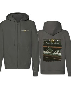 Sudadera cremallera "Logo" delantera + "Portada Lo Que...