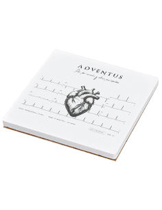 Posavasos cerámica cuadrado "De mi corazón y otras miserias"