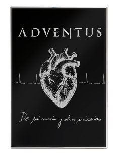 Imán acrílico "De mi corazón y otras miserias"