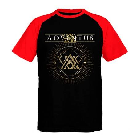 Camiseta ranglan mangas rojas "Logotipo Renacer"