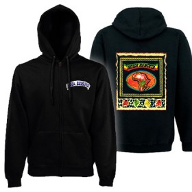 Sudadera cremallera "Logo" con trasera "África"