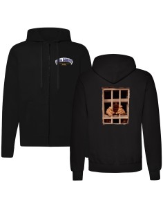 Sudadera con cremallera "Logo" + trasera "¡¡Grita...