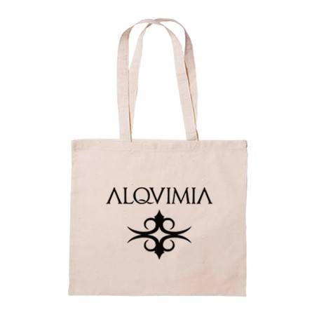 Bolsa de tela gris "Logotipo" 2