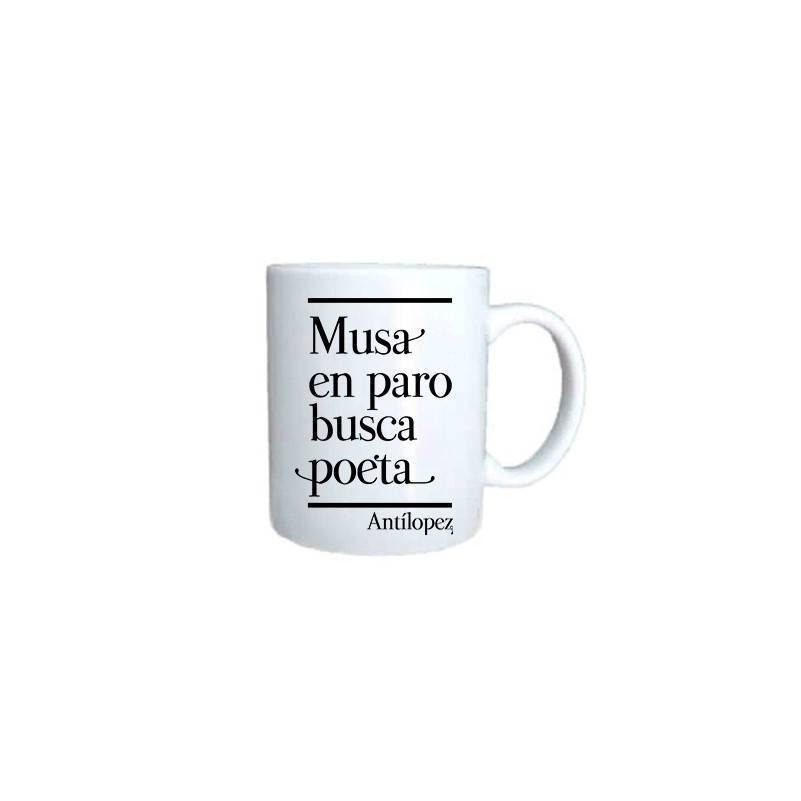 Taza cerámica "Musa en paro"