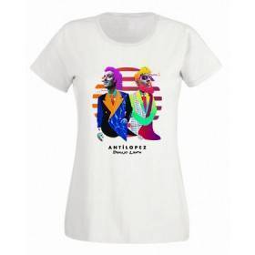 Camiseta blanca chica "Dibujo Libre"