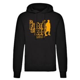 Sudadera negra "Fiebre del lodo"