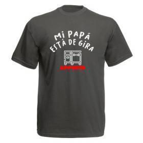 Camiseta "Mi papá está de gira"