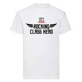 Camiseta "Rocking Class Hero"