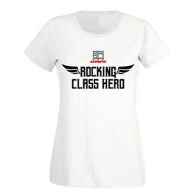 Camiseta "Rocking Class Hero"