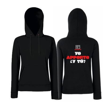 Sudadera "Yo aporto, ¿y tu?" trasera 2