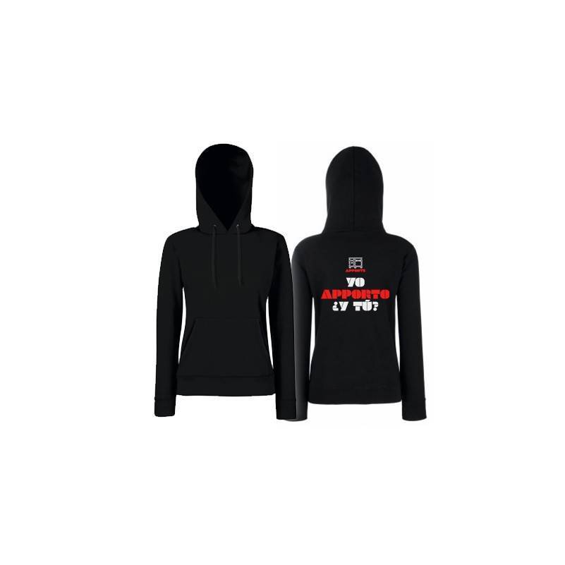 Sudadera "Yo aporto, ¿y tu?" trasera