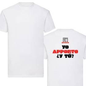 Camiseta "Yo aporto, ¿y tu?" trasera
