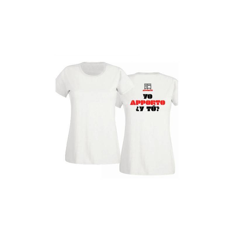 Camiseta "Yo aporto, ¿y tu?" trasera