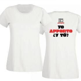 Camiseta "Yo aporto, ¿y tu?" trasera