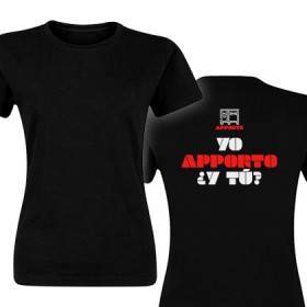 Camiseta "Yo aporto, ¿y tu?" trasera