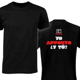 Camiseta "Yo aporto, ¿y tu?" trasera