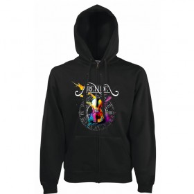 Sudadera cremallera "Violín"