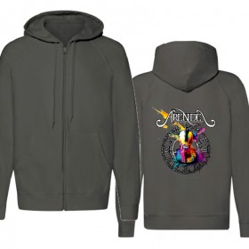 Sudadera cremallera "Violín" trasera