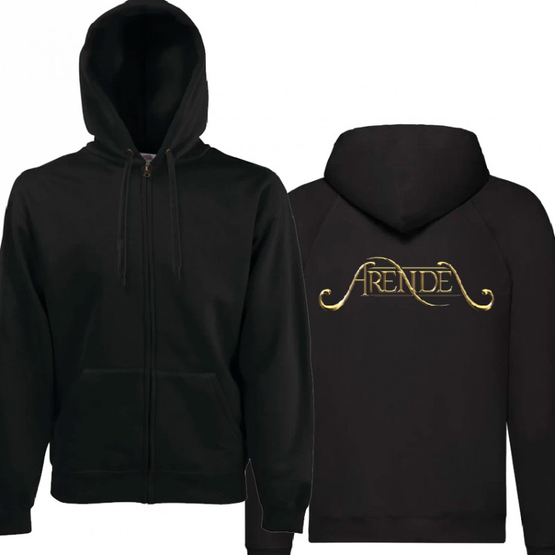 Sudadera cremallera "Logo Dorado"...