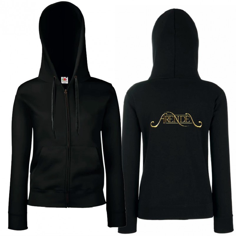 Sudadera cremallera "Logo Dorado"...