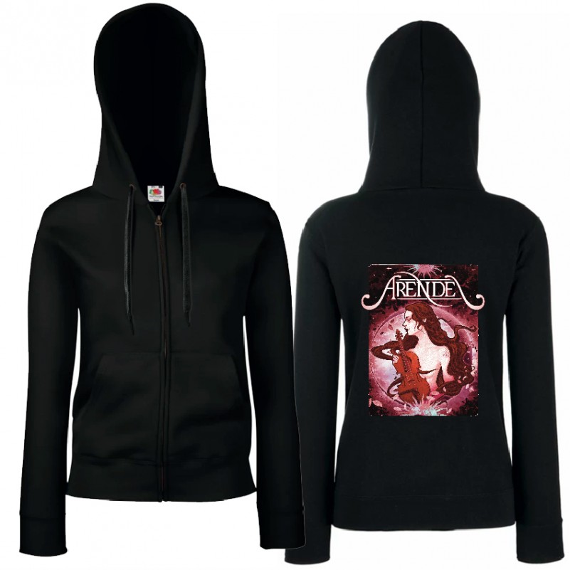 Sudadera cremallera "Diosa" trasera