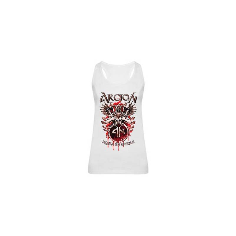Camiseta blanca chica tirantes “Águila de Sangre”