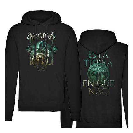 Sudadera negra “Asturorum”  con trasera