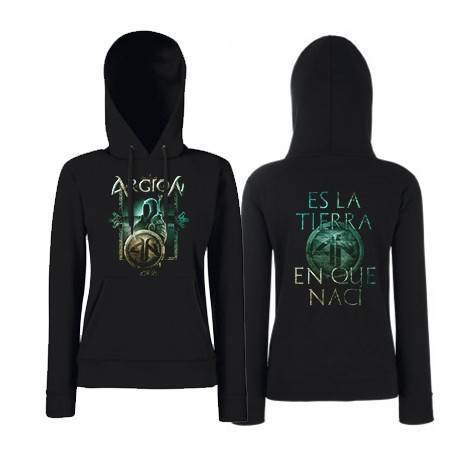 Sudadera negra “Asturorum”  con trasera 2