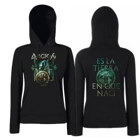 Sudadera negra “Asturorum”  con trasera