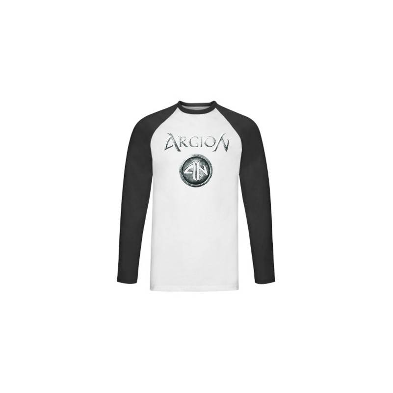 Camiseta ranglan manga larga negra...