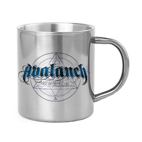 Taza metálica "Logo El Ángel Caído"