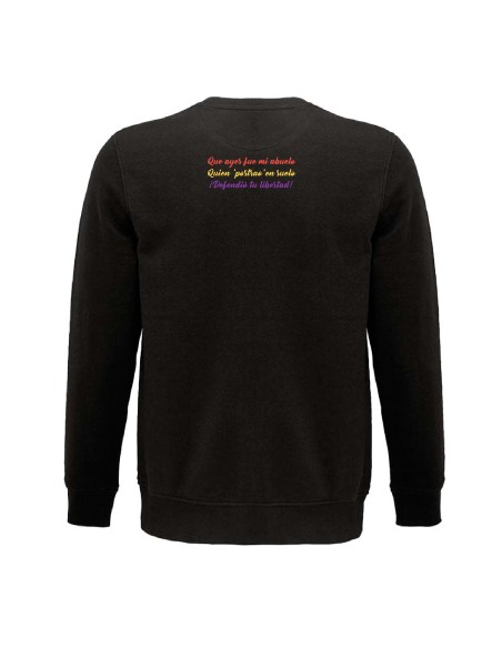Sudadera sin capucha "República" con trasera