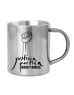 Taza metálica “Justicia poética”