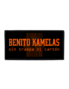 Parche rectangular "Sin Trampa Ni Cartón"