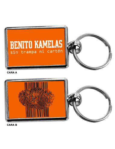 Llavero metálico “Sin Trampa Ni Cartón”