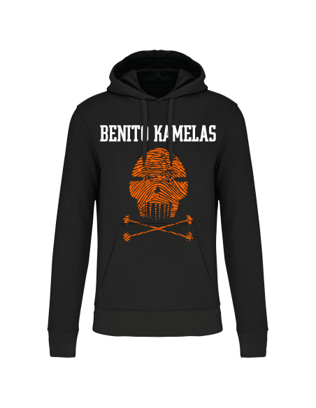 Sudadera “Peineta Huella” + “Cod. Barras” trasera