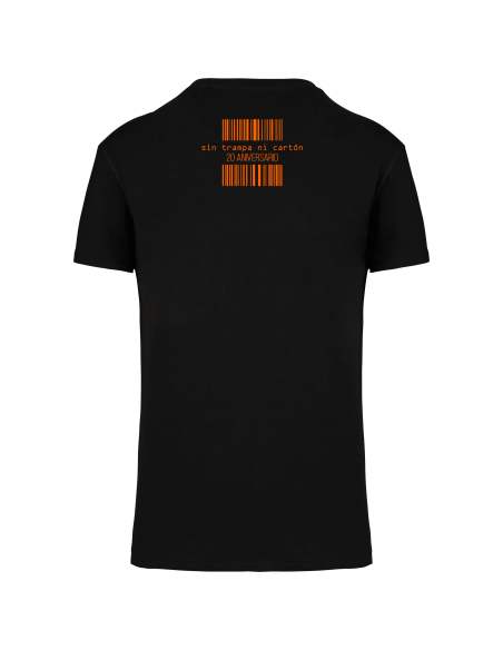 Camiseta “Peineta Huella” + “Cod. Barras” trasera