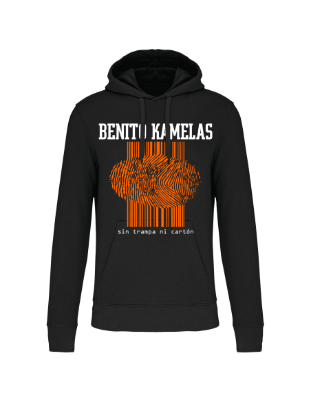 Sudadera “Portada Sin Trampa Ni Cartón” + “Peineta 20 aniversario” trasera