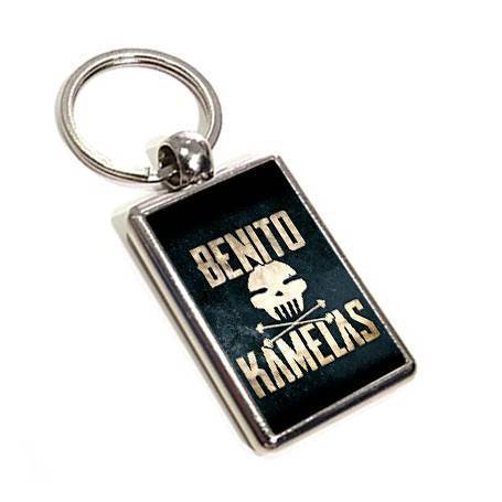 Llavero metálico "Logo Peineta Dorado"