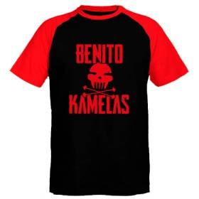 Camiseta ranglan mangas rojas "Logo Peineta Rojo"