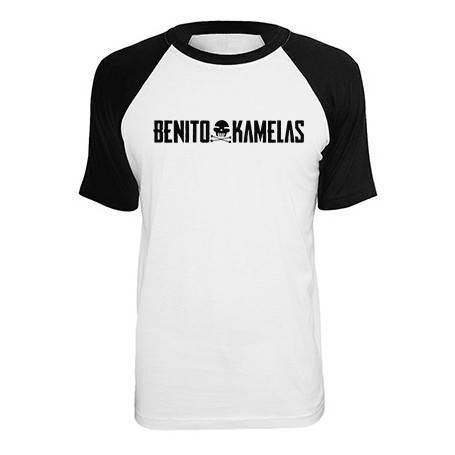 Camiseta ranglan "Logo Peineta Horizontal Negro"