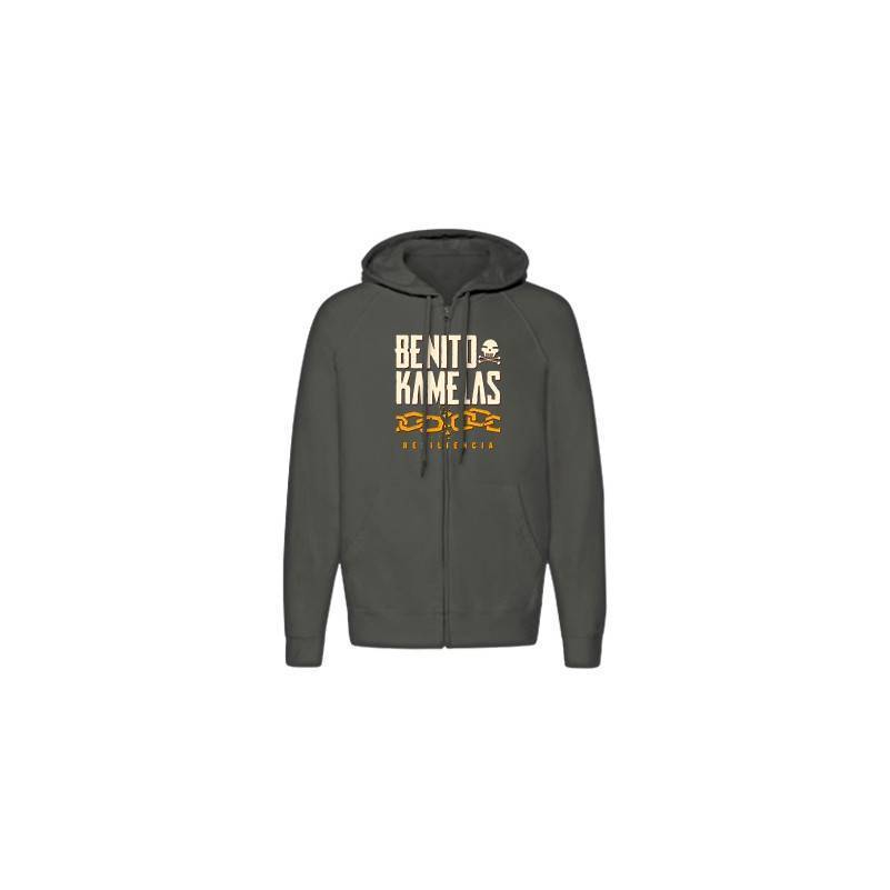 Sudadera cremallera "Cadenas"