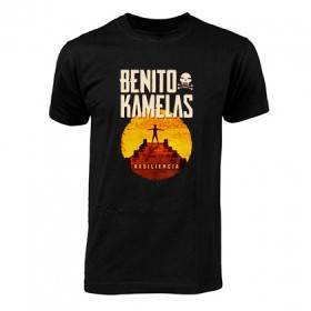 Camiseta negra chico "Resiliencia Círculo"